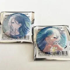 プロセカ　グリッター缶バッジ　日野森雫　モモジャン　特訓前　41 42 C