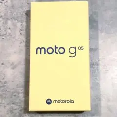 新品未開封！　moto g05 ミスティブルー