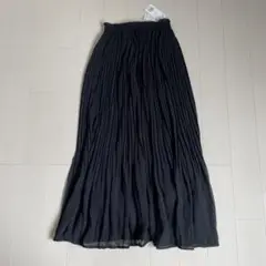 ③新品★プリーツスカート　フレアスカート　黒　ブラック　FUN ファン