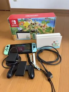 ニンテンドースイッチ　本体　あつまれどうぶつの森モデル