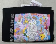 POPMART　レディースTシャツ 黒　XLサイズ ラブブ