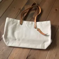 ヌメ革ハンドル帆布キャンバストート CUTTER &TAILOR 日本製