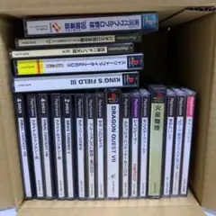 PS1 ソフト まとめ売り 18本セット（ドラクエ・FF・ストゼロ3 など）