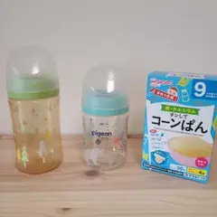 Pigeon 母乳実感 哺乳瓶 2本セット コーンパン