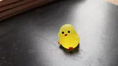 樹脂製ひよこ型フィギュア