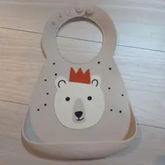 メイクマイデイ　クマデザイン　シリコンエプロン