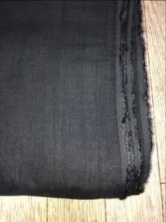 60フレンチリネンナチュラルワッシャー ブラック