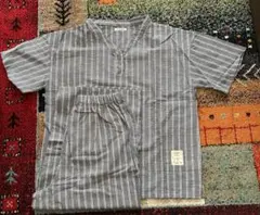 無印HAPINS WEAR ストライプパジャマ上下セット