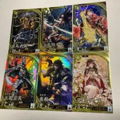 ゆうパケット送料込　黄ER SR 6枚セット　ER立花宗茂　楽毅　立花誾千代