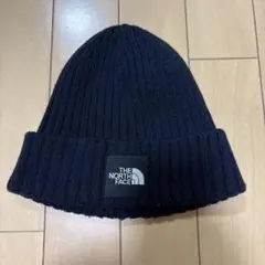 THE NORTH FACE ニット帽 ネイビー 紺 ビーニー ロゴ入り