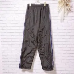 【古着】C-C-L トラックパンツ ナイロンパンツ 黒 裏フリース XL LL