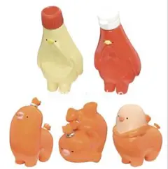 全５種 コンプ 魚肉ソーセージくんとおともだちフィギュアマスコット ２ 牛人 Ｃ