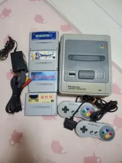 Nintendo Super Famicom 本体とゲームセット