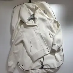 エルメス HERMES ホワイト カシミア ジャケット 36
