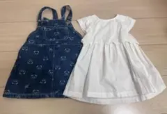 【2枚セット】80サイズワンピース
