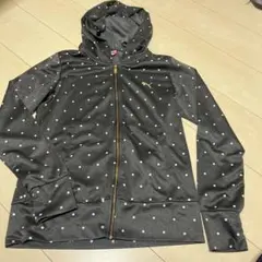 PUMA ドット柄 フルジップパーカー Lサイズ
