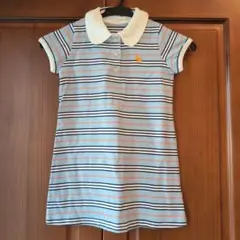 大特価処分セール★千趣会ベルメゾン★ストライプ柄ポロシャツ半袖100★未着品