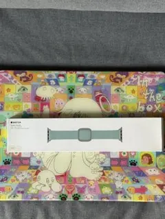 ほぼ新品　apple watch モダンバックル　浅葱　ブルージェイ　レア純正M