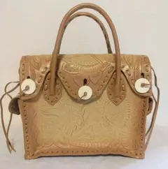 【美品】カービングトライブス グラデーション ハンドバッグ