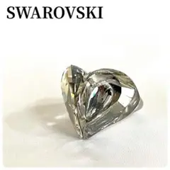 希少✨SWAROVSKI Salome リング ビッグ ハート クリスタル 綺麗