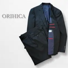 【訳あり】オリヒカ　ビジネススーツ　セットアップ　ジャケット　パンツ　黒　M