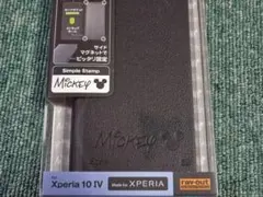 ミッキー デザイン Xperia 10 IV 手帳型ケース 新品未使用