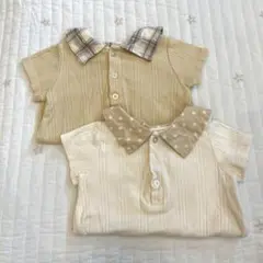美品　teteatete ロンパース　80