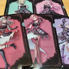 秘密結社holoX(ホロックス)ホロライブ のクリアファイル 全5種セット