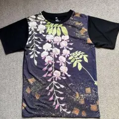 くろちくkurofune 藤の花柄 Tシャツ XLサイズ