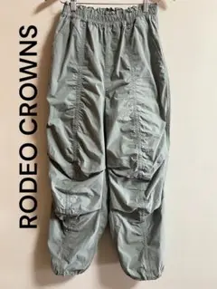 RODEO CROWNS ロデオクラウンズ ワイドパンツ カーキグレー