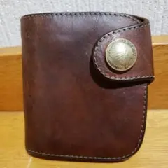 希少初期品 REDMOONレッドムーン財布二つ折りレザー後藤惠一郎刻印入り