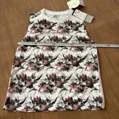 DESCENTE 花柄タンクトップ Mサイズ