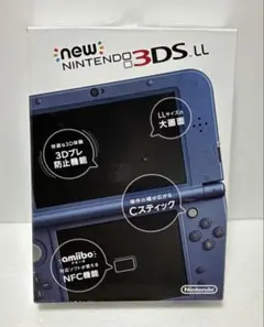 [使用感小] Newニンテンドー 3DSLL メタリックブルー　完品