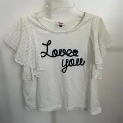 ピンクラテ　白　Tシャツ XS 150
