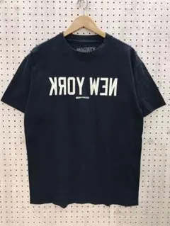 ブルックリン発 MIGHTY HETHY 逆さNew York 半袖Tシャツ