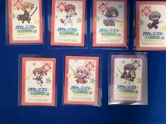 【7種類コンプ】バカテス展 購入特典キャラクターステータスカード