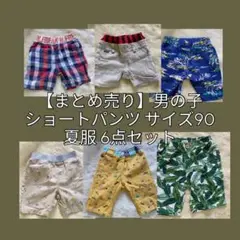 【まとめ売り】男の子 ショートパンツ サイズ90 夏服 5点セット