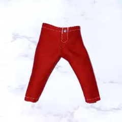 オビツ11 ねんどろいど どーる 服 パンツ レッド