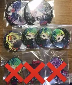 囚われの館 グッズ アクリルキーホルダー アクキー 缶バッジ 缶バッチ ジン 囚われの館トレーディングアクキー - スタジオわさび公式SHOP