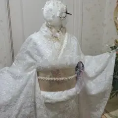 新品 未使用 激安 高級 総刺繍レース 振袖 フルセット 成人式 トーク帽 手袋