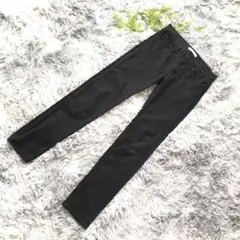 【GU】 ブラック スキニーパンツ ストレッチ素材 メンズ 29サイズ NO2