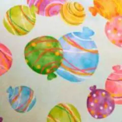 カラフルなキャンディの水彩イラスト