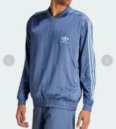 adidas ウインドブレーカー ストライプ