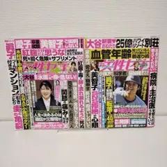 【一部書き込みあり】週刊女性セブン 2024年4月18日号、4月25日号 2冊