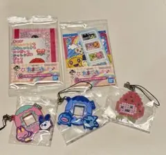 たまごっち一番くじ　F賞キーホルダー　G賞なつかしステイショナリー　セット
