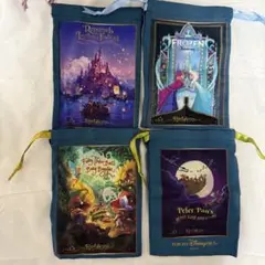 東京ディズニーシー キャラクターか巾着セット