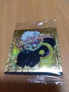 ワンピース大海賊シールウエハースLOG.12 ゴールドパラレル2枚入りレア　ニカ