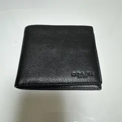 COACH ブラック 二つ折り財布