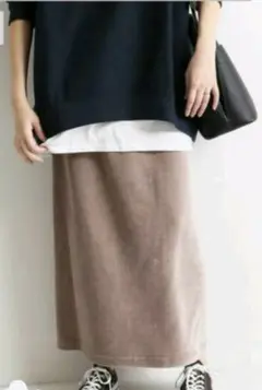 タイトスカート ベージュ SLOBE IENA