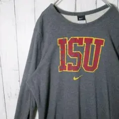 【古着女子】NIKE ナイキ カレッジロゴ スウェット アイオワ州立大学 XXL